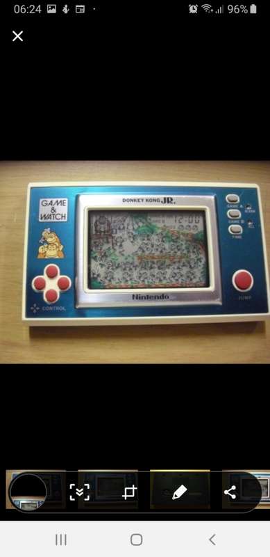NINTENDO GAME AND WATCH DONKEY KONG JR.