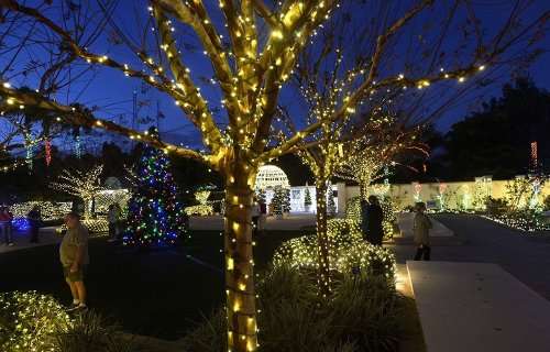 Garden Decorations Solar Lights 72 ft 200 LED Fairy Lights, Ambiance Lighting Christmas Lights Roof