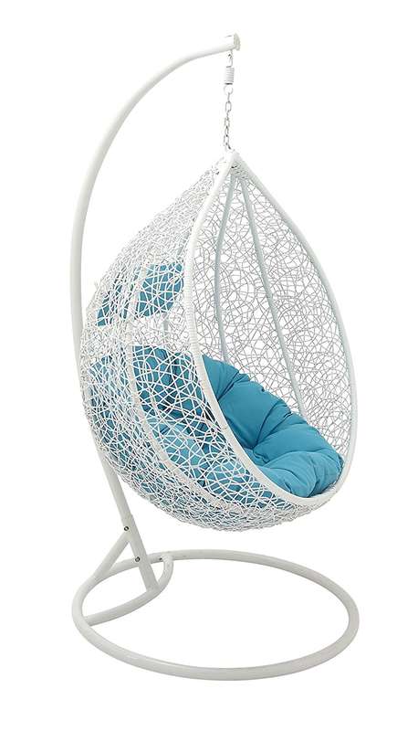 Egg Shape Outdoor Wicker Swing Chair rattan garden Swing
