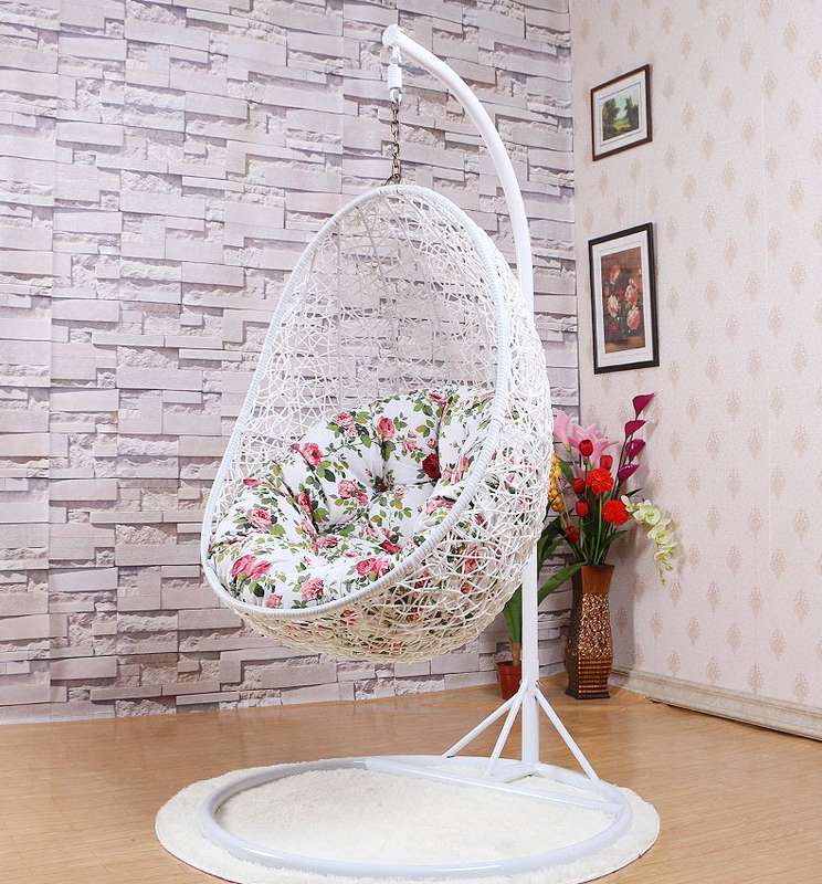 Egg Shape Outdoor Wicker Swing Chair rattan garden Swing