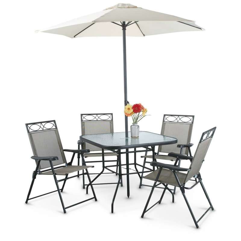 Garden Outdoor Patio Dining Set 6 Piece