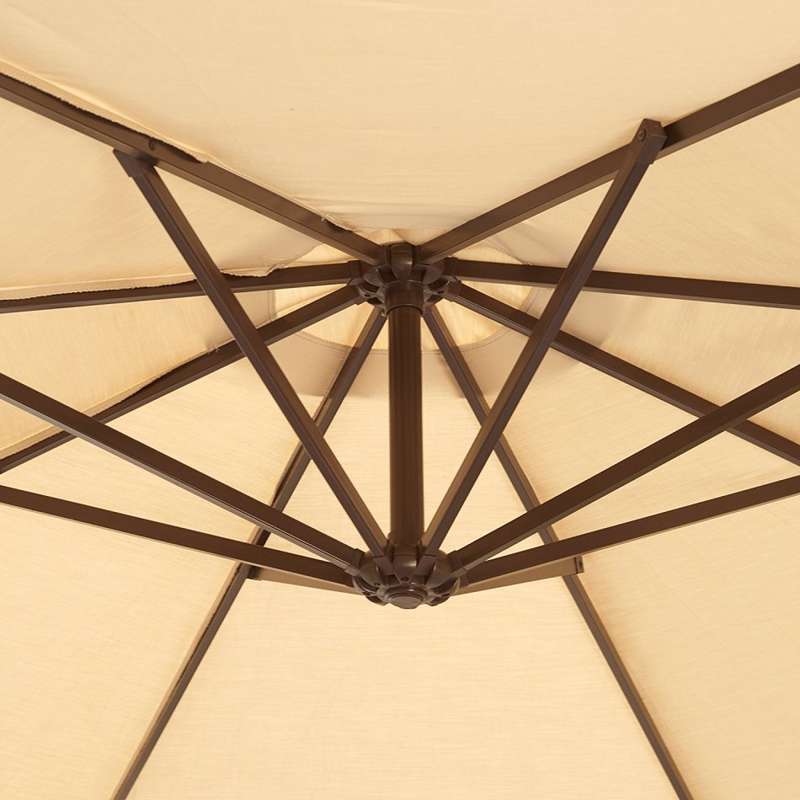 Patio Offset Umbrella Garden Outdoor Cantilever Umbrella With Base