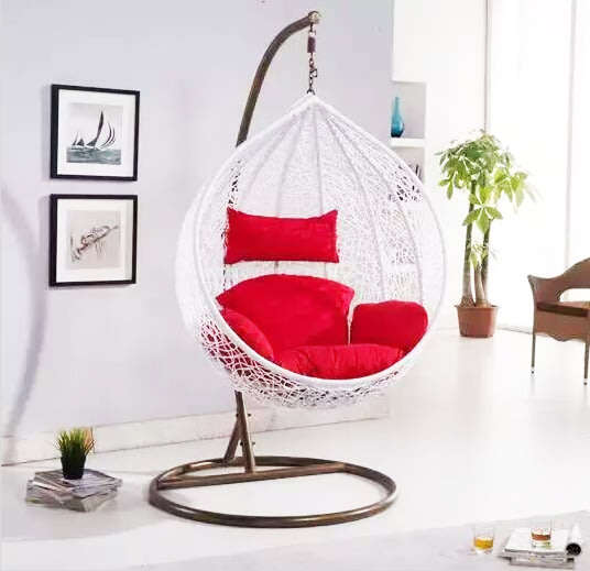 Egg Shape Outdoor Wicker Swing Chair rattan garden Swing