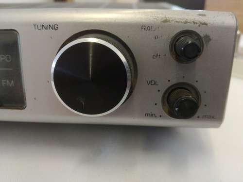 VINTAGE PHILIPS 490 ELECTRONIC CLOCKRADIO. 100% working!