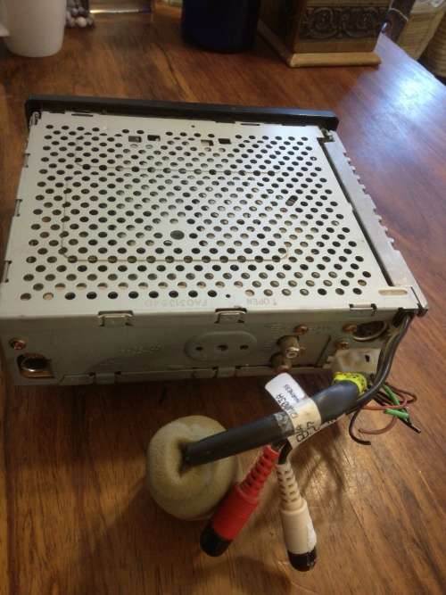 PANASONIC CAR RADIO/TAPE PLAYER.