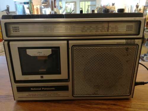 VINTAGE NATIONAL PANASONIC RX-1450W RADIO CASSETTE RECORDER.