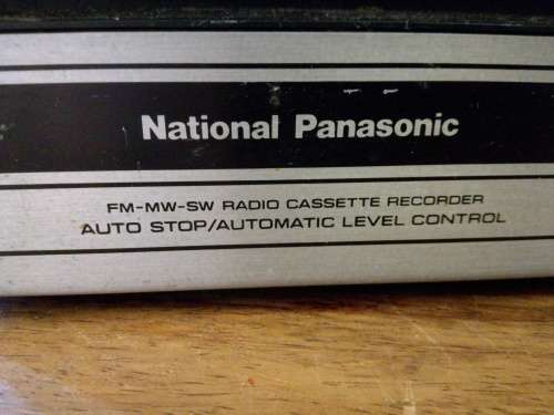VINTAGE NATIONAL PANASONIC RX-1450W RADIO CASSETTE RECORDER.