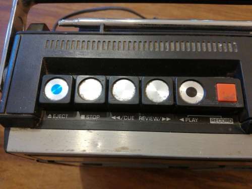 VINTAGE NATIONAL PANASONIC RX-1450W RADIO CASSETTE RECORDER.