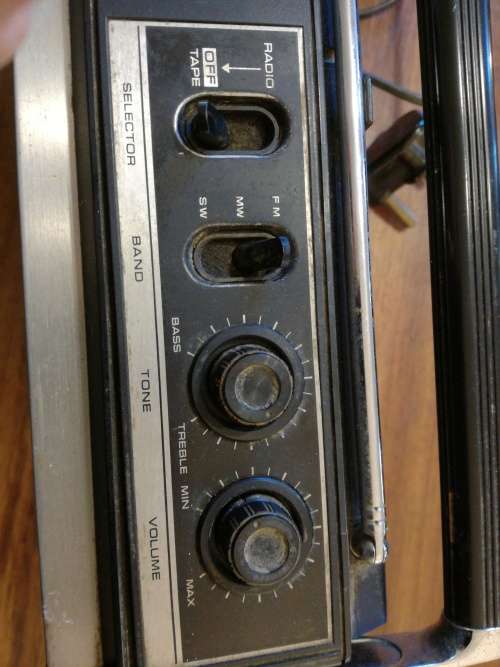 VINTAGE NATIONAL PANASONIC RX-1450W RADIO CASSETTE RECORDER.