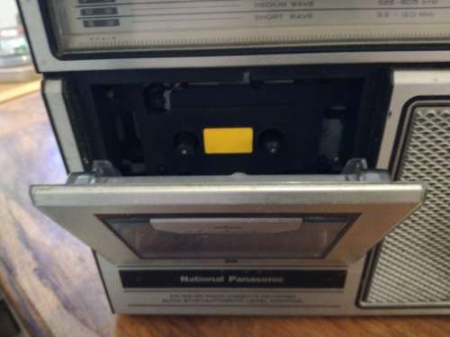 VINTAGE NATIONAL PANASONIC RX-1450W RADIO CASSETTE RECORDER.