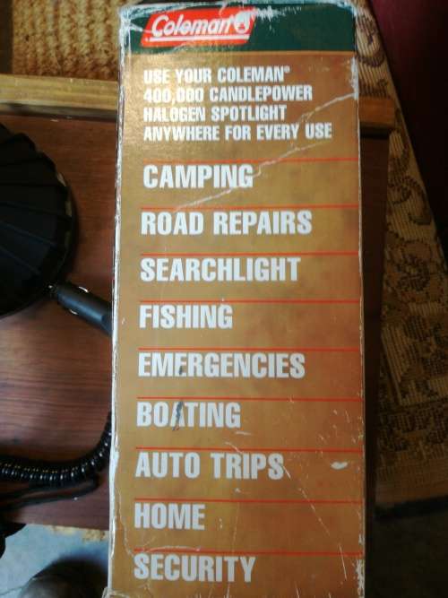 COLMAN SPOTLIGHT. QUALITY ITEM!!