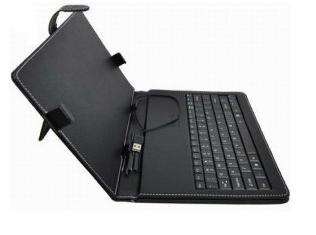 - -Bargain- - Leather like Case with keyboard & FREE Stylus Pen For 10" Tablets