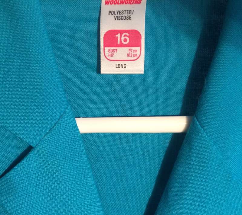 VINTAGE WOOLWORTHS DRESS LONG - SIZE 16 (MORE LIKE SIZE 14)