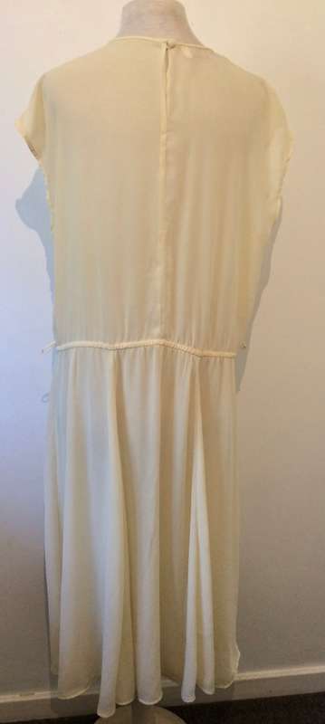 *** april end of summer sale ***  CAVIAR BEIGE DRESS - SIZE 18/102