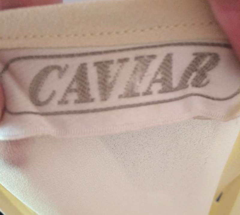 *** april end of summer sale ***  CAVIAR BEIGE DRESS - SIZE 18/102