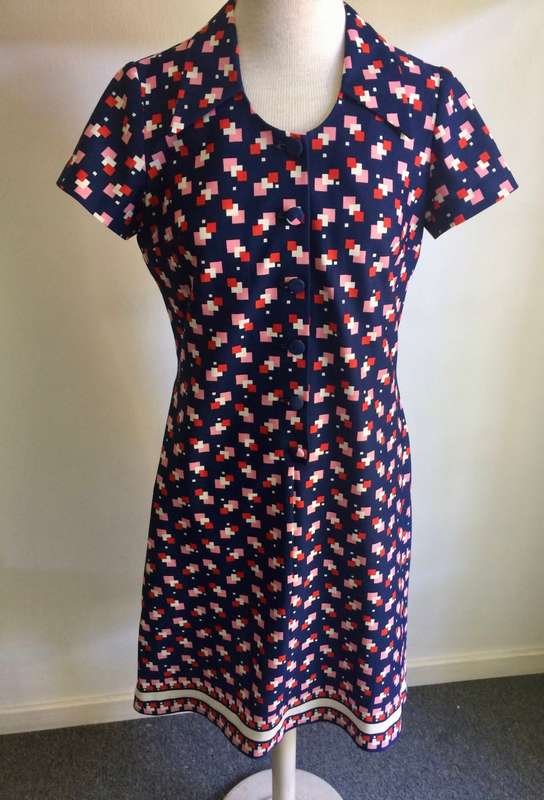 Vintage dress size 12 hot sale