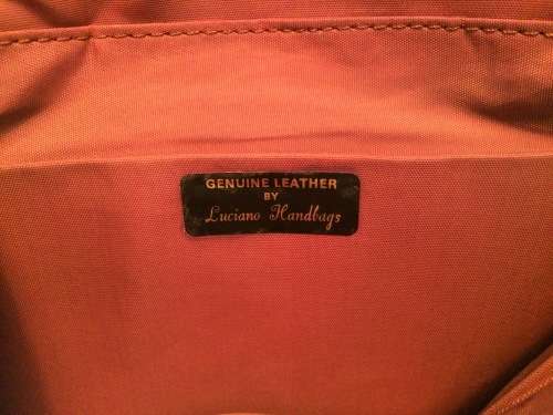 VINTAGE GENUINE TAN SUEDE  LEATHER CLUTCH BAG