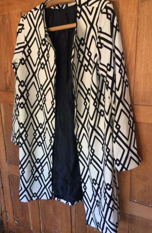 WOOLWORTHS GRAPHIC PRINT COAT