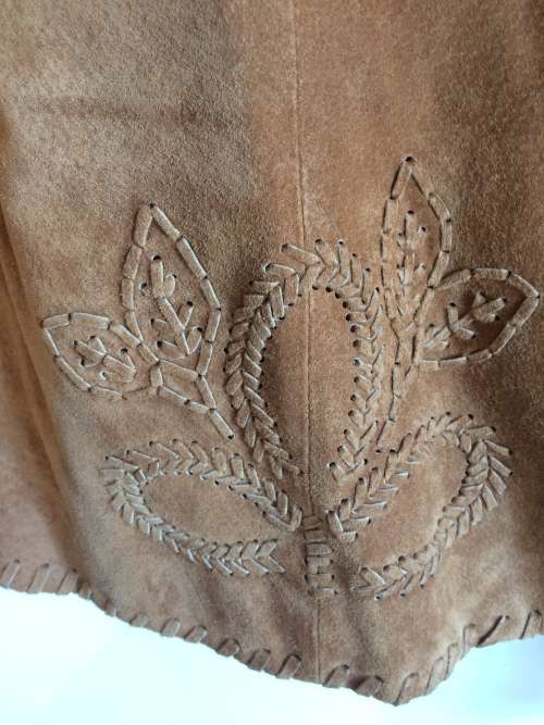 TOPSHOP BOHO FESTIVAL REAL LEATHER JACKET