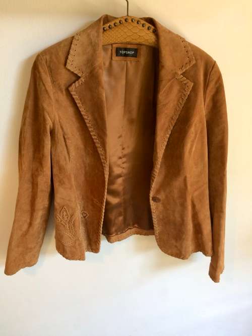 TOPSHOP BOHO FESTIVAL REAL LEATHER JACKET