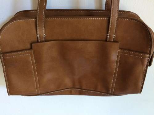 *** april end of summer sale ***   SYNTHETIC LEATHER NEXT BAG  -TAN