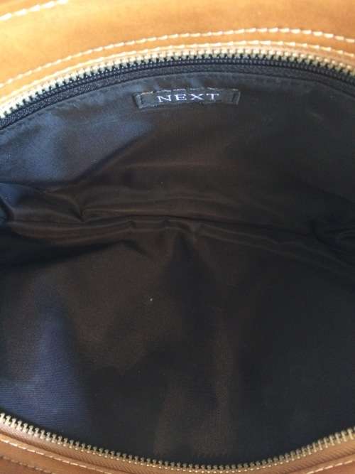 *** april end of summer sale ***   SYNTHETIC LEATHER NEXT BAG  -TAN
