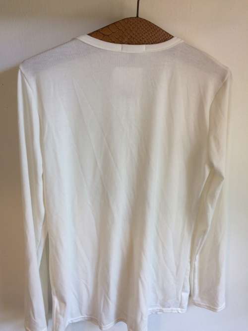BEIGE DAILYFRIDAY NEW EYELET TOP  - XL
