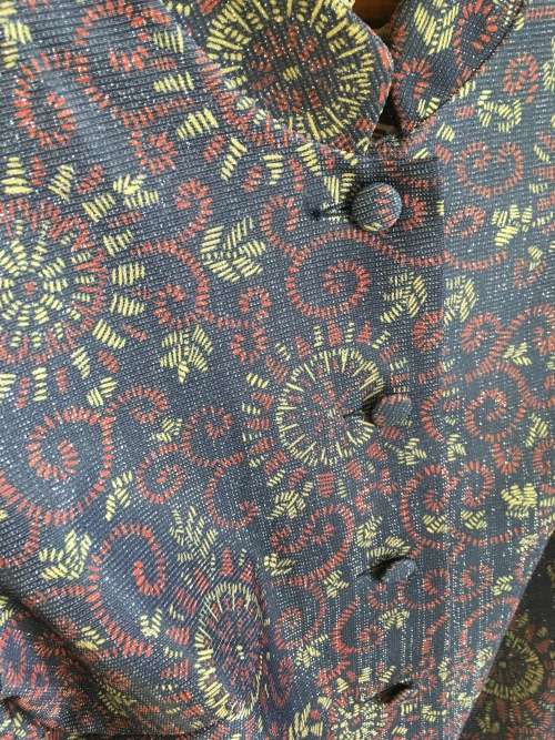 VINTAGE 70TIES CAROLO SPARKLEY JACKET/ TOP  12