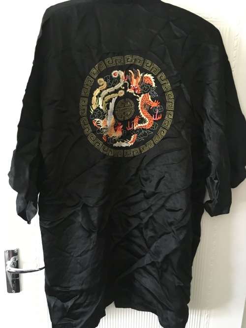 VINTAGE  ROBE 4 - KIMONO INSPIRED LOOK - CHINESE DRAGON