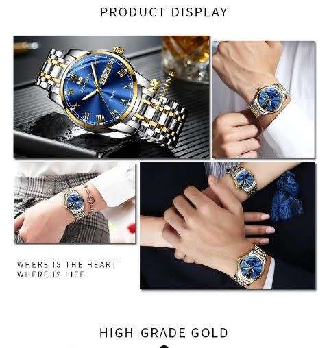 Ruixin 730 Quartz Stainless Steel Wrist Watch Business Men's Watch Luxury Brand