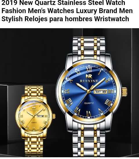 Ruixin 730 Quartz Stainless Steel Wrist Watch Business Men's Watch Luxury Brand