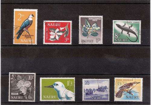 NAURU 1963. COMPLETE USED SET.