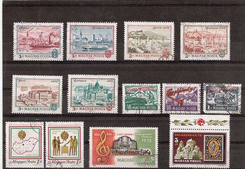 5 USED FULL AND COMPLETE SETS OF HUNGARY.