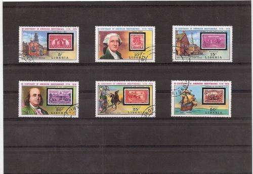 LIBERIA 1975: BICENTENARY OF AMERICAN INDEPENDANCE.