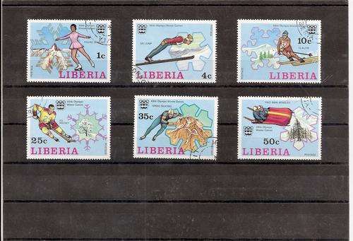 LIBERIA 1976. INNSBRUCK WINTER OLYMPICS. FULL SET USED.