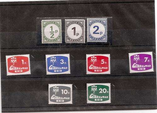 GIBRALTAR POSTAGE DUES UMM.