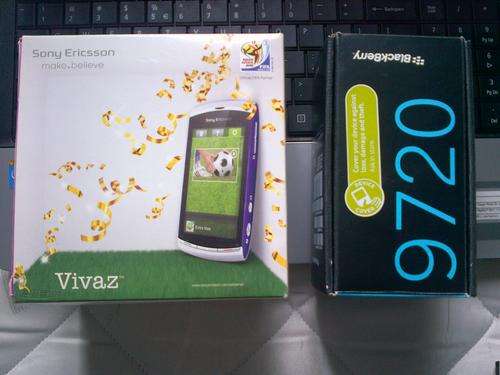 AMAZING DEAL see Pics, 2 Phones 1 Price. Blackberry 9720 & Sony Ericsson Vivaz