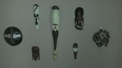 7X rare African masks .