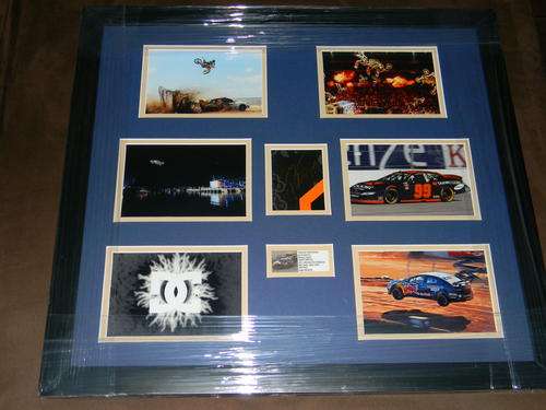 REDUCED ,,,Travis Pastrana Signed rAce used sheet metal.