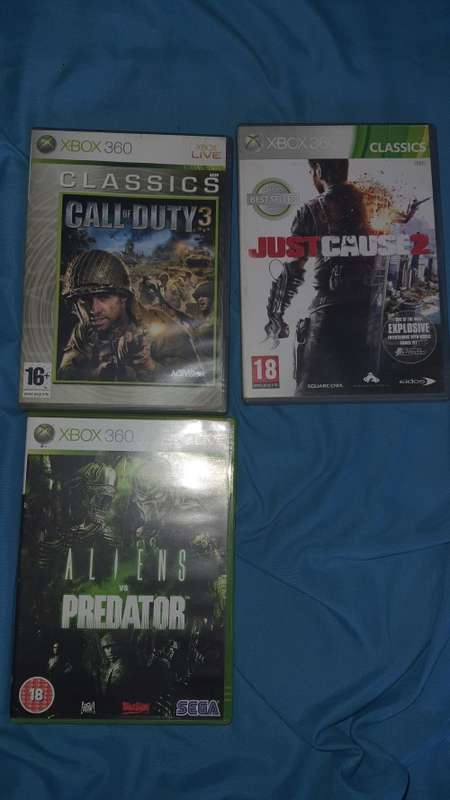 3x xbox 360 games.