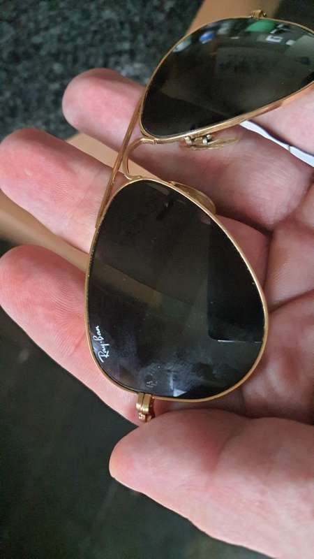 Original Small Ray Bay Bausch and Lomb 1980s Aviators small frame.