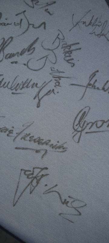 Rare Blue Bulls Super Rugby Jersey signed by 29 legends.