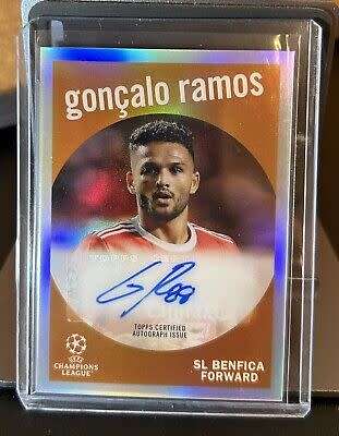 2022-23 Topps Chrome UEFA GONCALO RAMOS AUTO 1959 Topps Autographs (1:430)