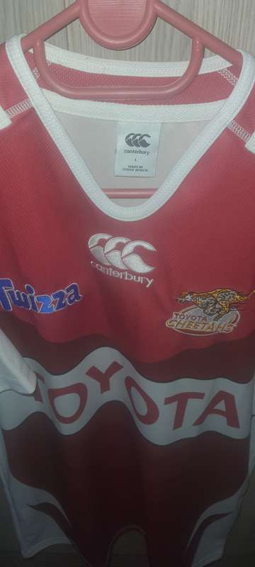 Super Rare  Cheetahs Player issue practice jersey  .