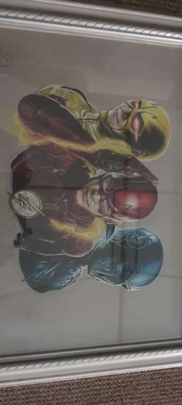 The Flash signed by Sa artist Rob Silva Picture