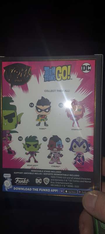 Funko Pop BeastBoy teen titans Pin