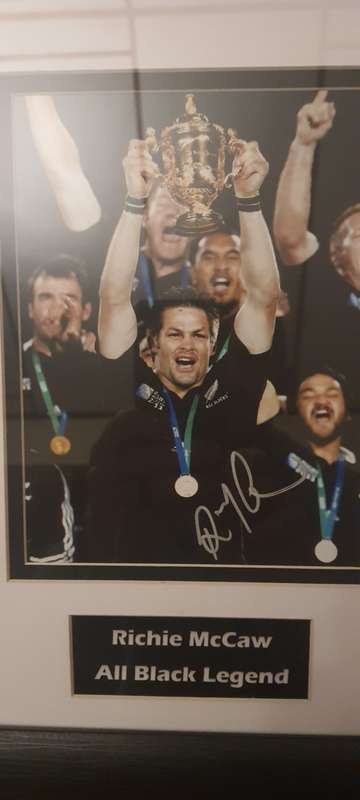 Richie Mccaw hand signed Montage