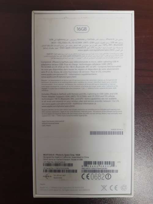 iPhone 6, 16GB Space Grey