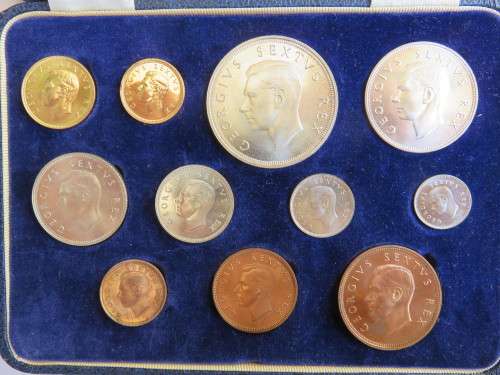 1952 Long Proof set Including gold