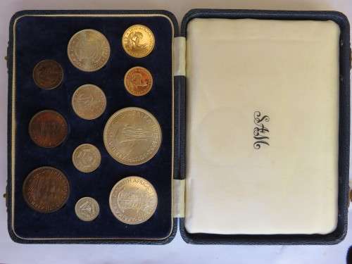 1952 Long Proof set Including gold